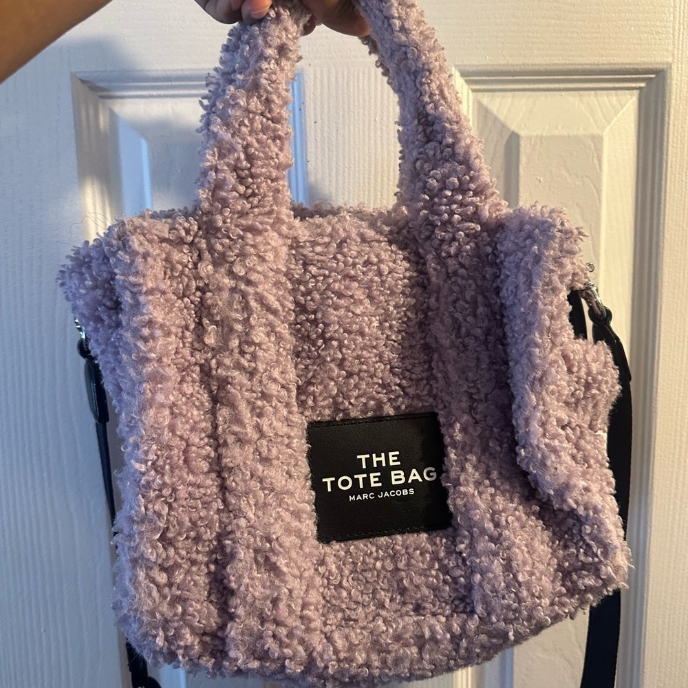 Marc Jacobs Lilac Textured Tote Bag
